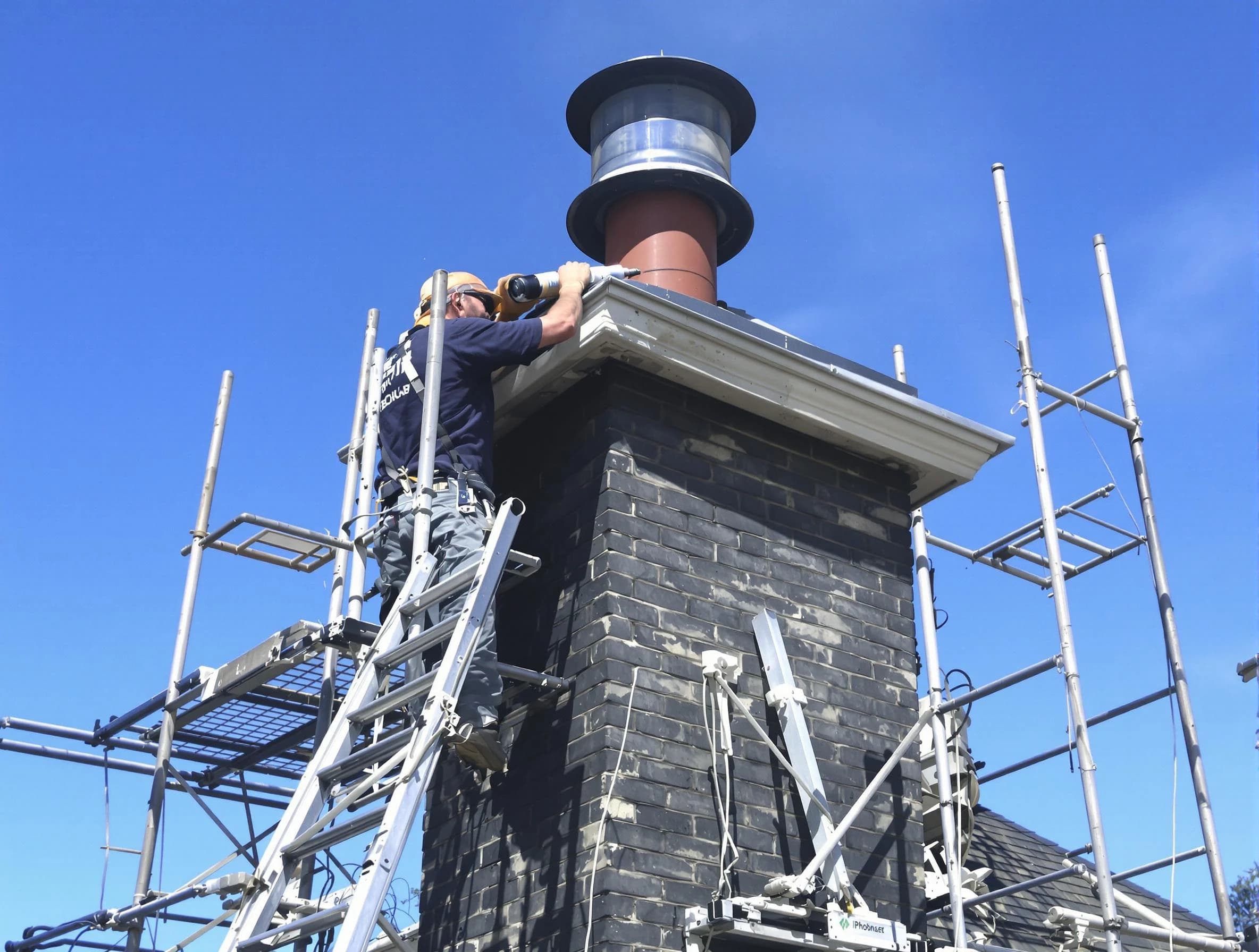 Sturdy chimney crown finished by Payson Chimney Sweep in Payson, UT