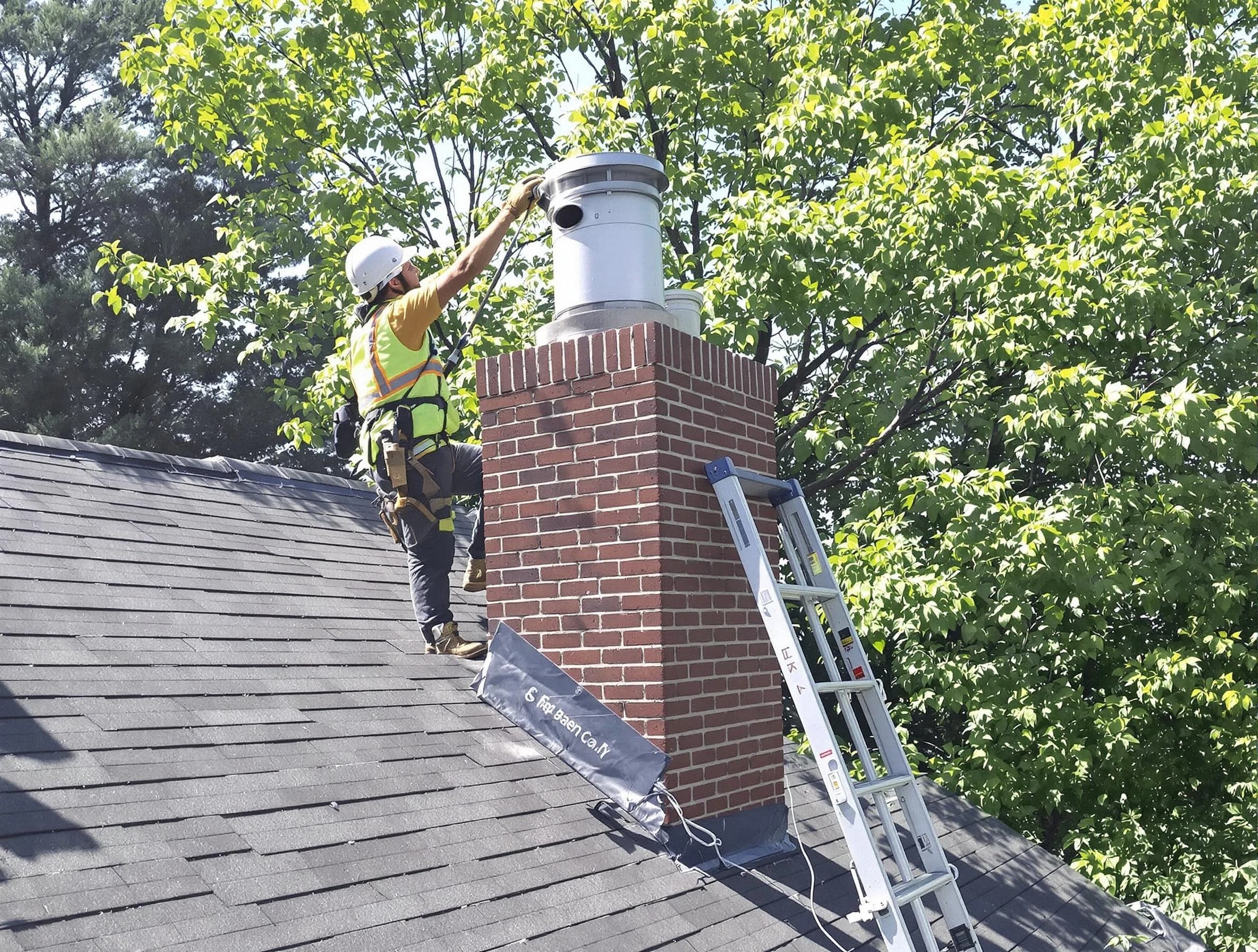 Chimney liner inspection by Payson Chimney Sweep in Payson, UT