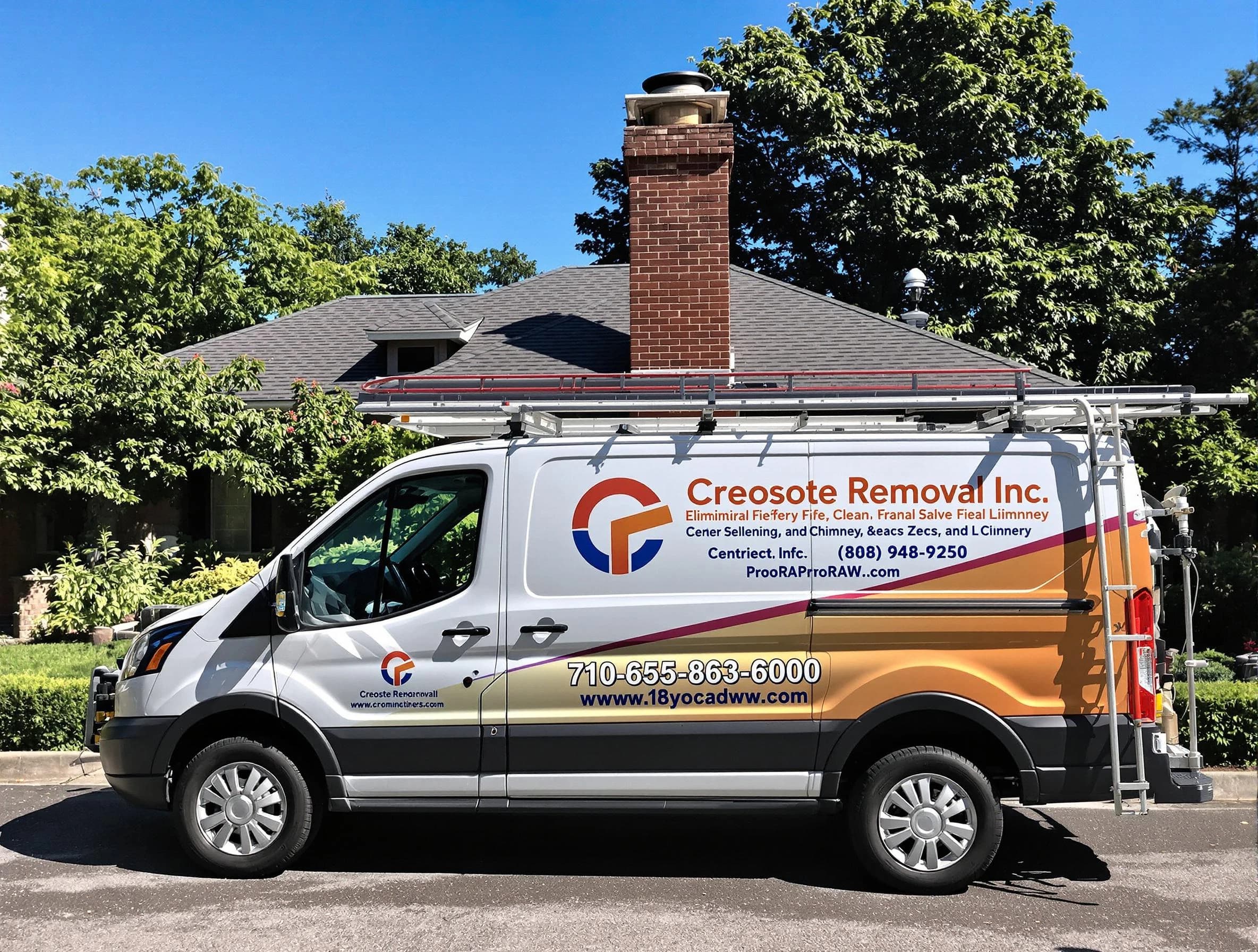 Payson Chimney Sweep technician removing creosote safely in Payson, UT