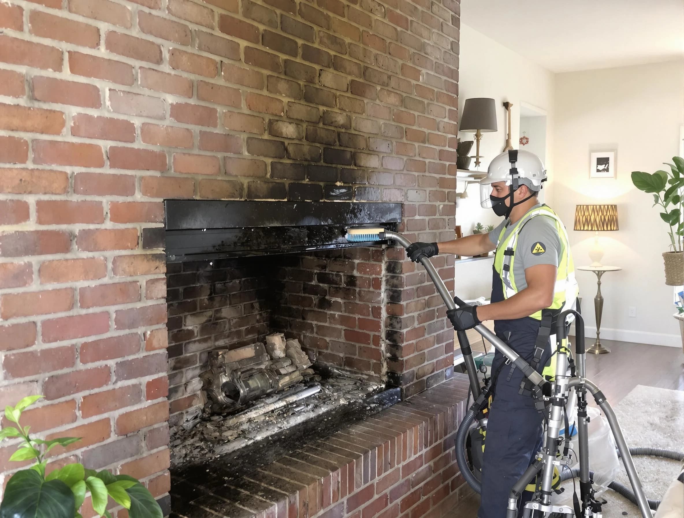 Payson Chimney Sweep providing fireplace cleaning services in Payson, UT