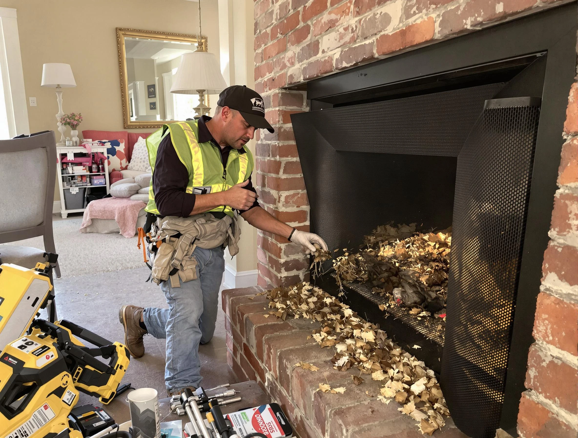 Safe screening installation by Payson Chimney Sweep in Payson, UT