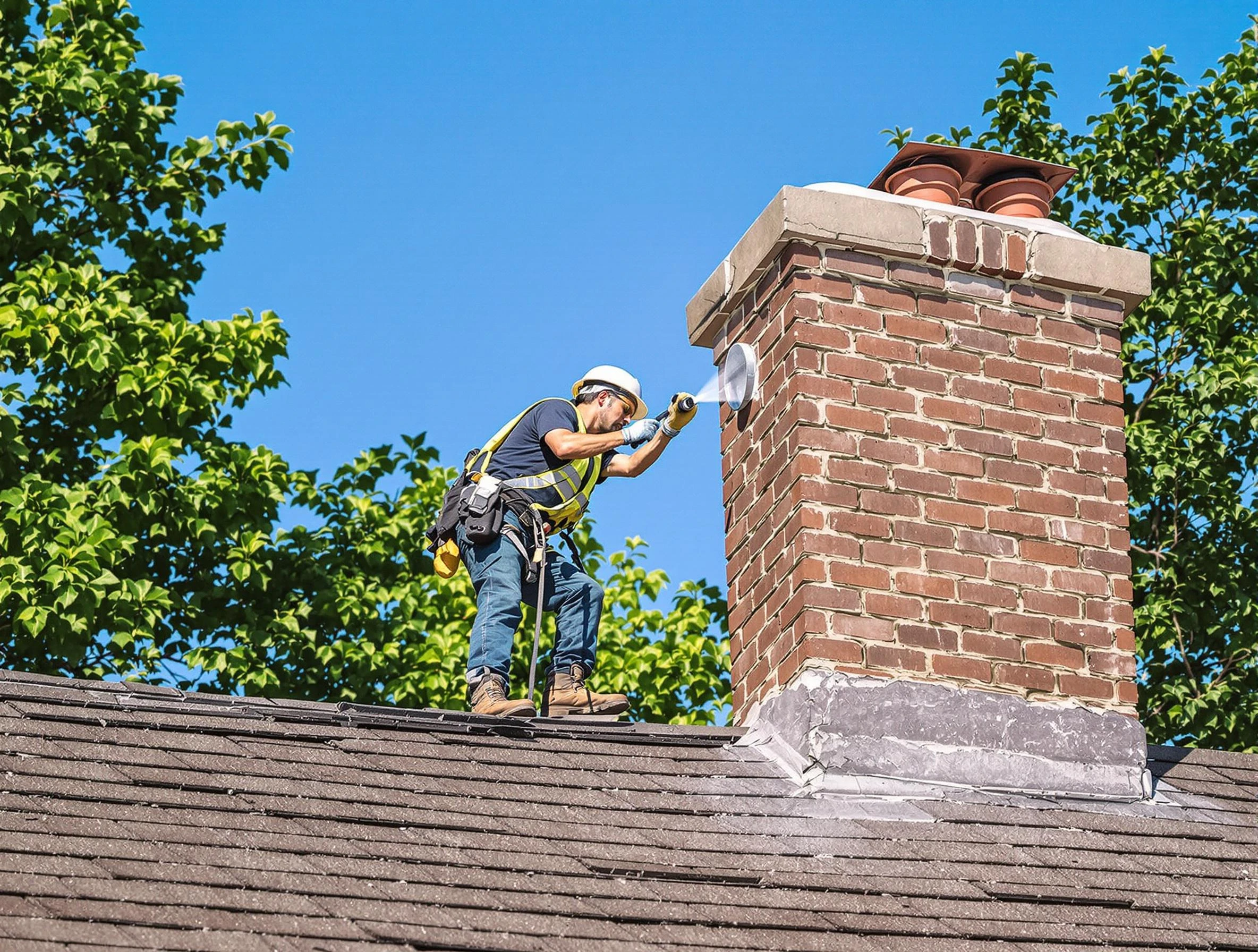 Payson Chimney Sweep performing an inspection with advanced tools in Payson, UT